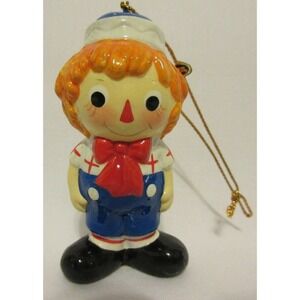 Andy Bobbs Merrill Co Christmas Tree Ornament Vintage 1980 Hand Painted Japan